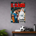 EL CLÁSICO " MESSI & RAMOS " - POSTER | FOOTBALL POSTERS BLUMUN