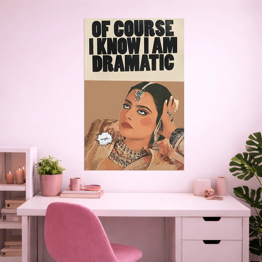 DRAMATIC POSTER | GIRL BOSS POSTERS
