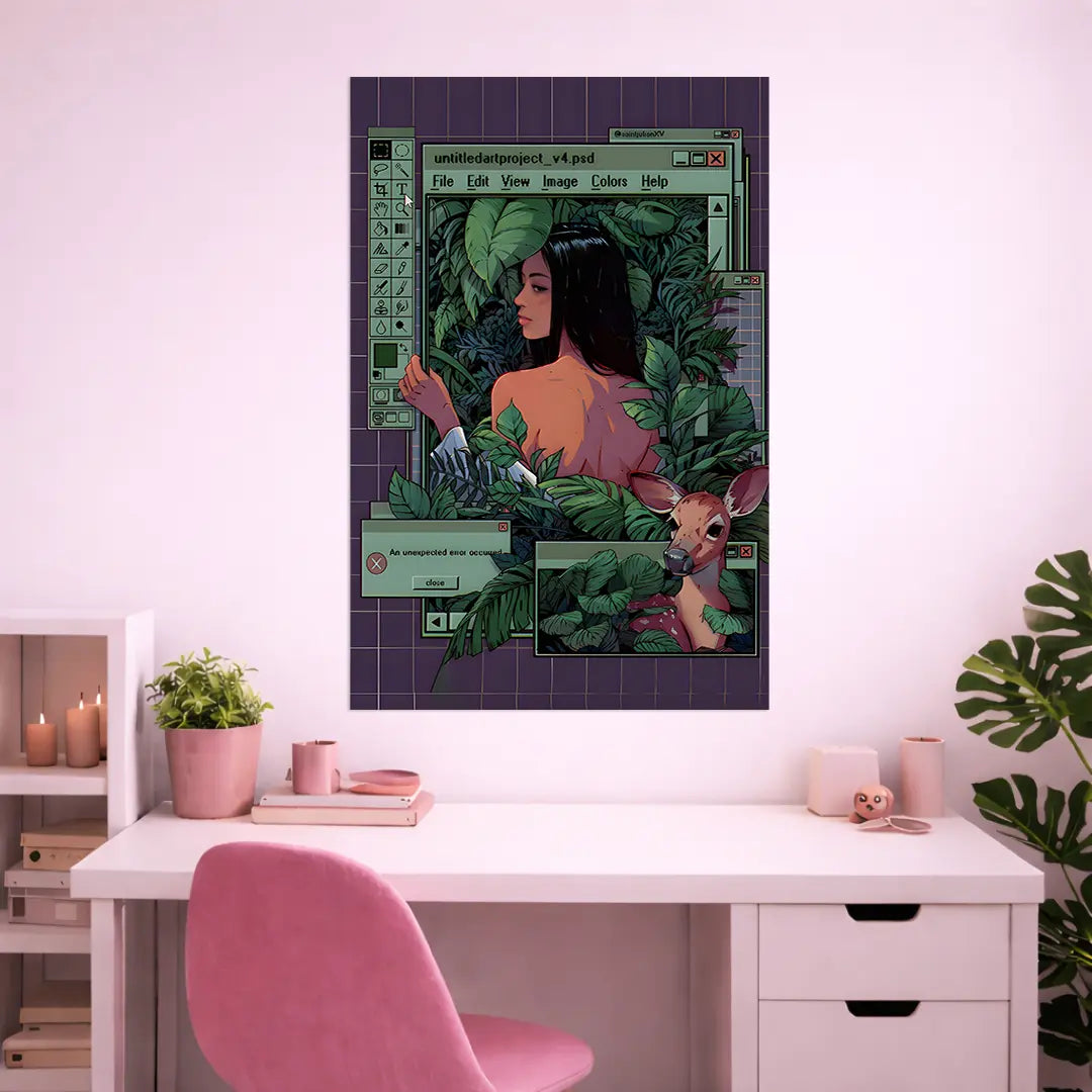 FOREST.EXE POSTER | GIRL BOSS POSTERS
