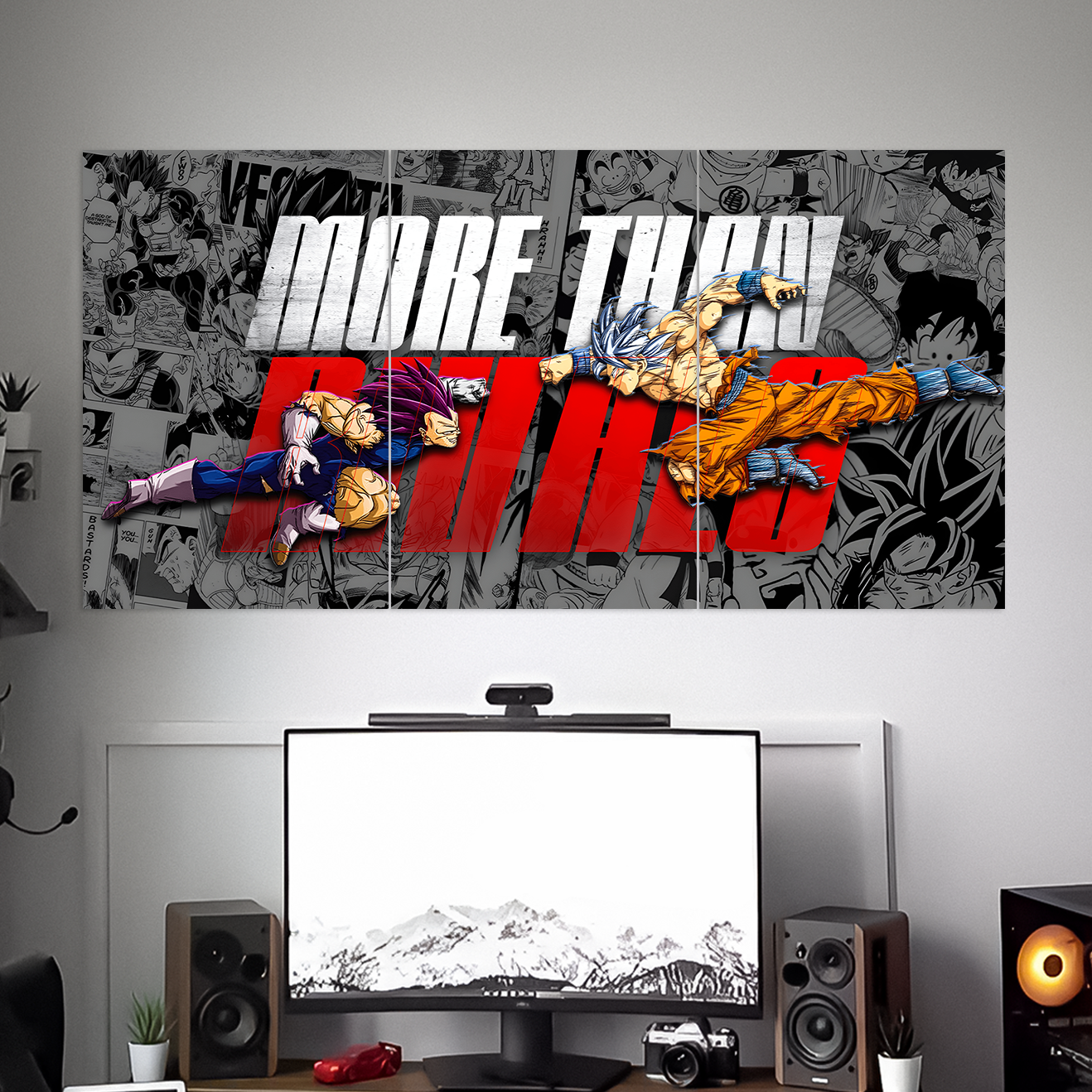 GOKU & VEGETA POSTER - 2 | DRAGON BALL Z POSTERS | ANIME POSTERS | 3 PIECE SET