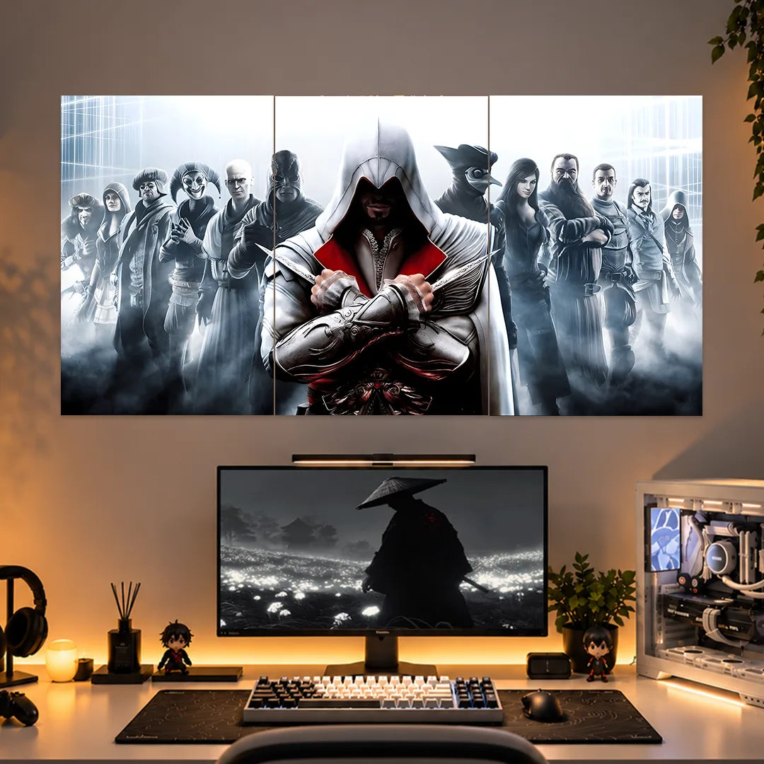 ASSASSIN'S CREED: BROTHERHOOD POSTER - 1 | GAMING ROOM POSTERS | 3 PIECE SET BLUMUN