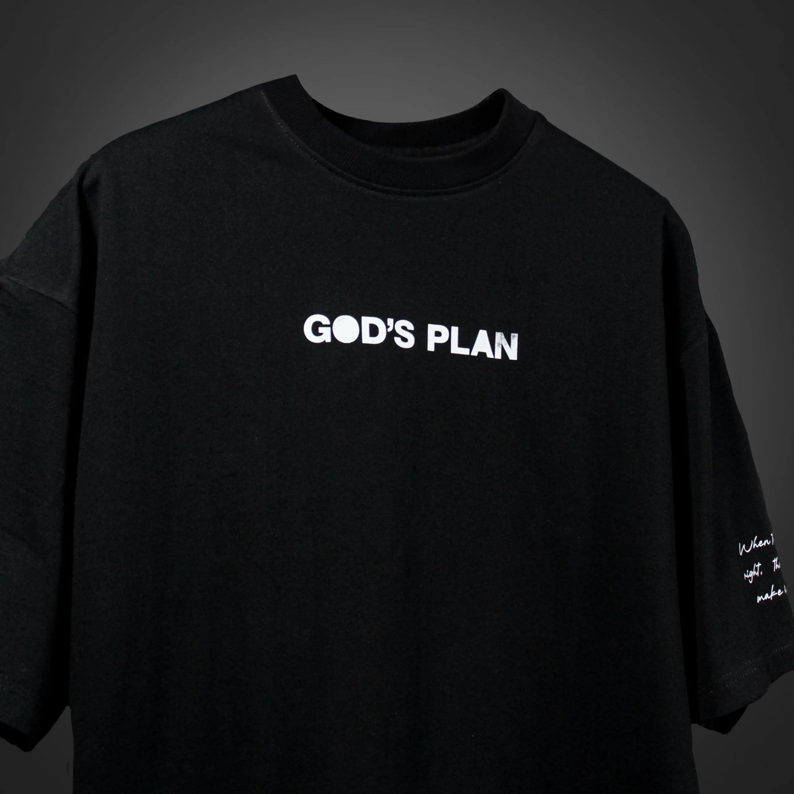 GOD'S PLAN OVERSIZED T-SHIRT