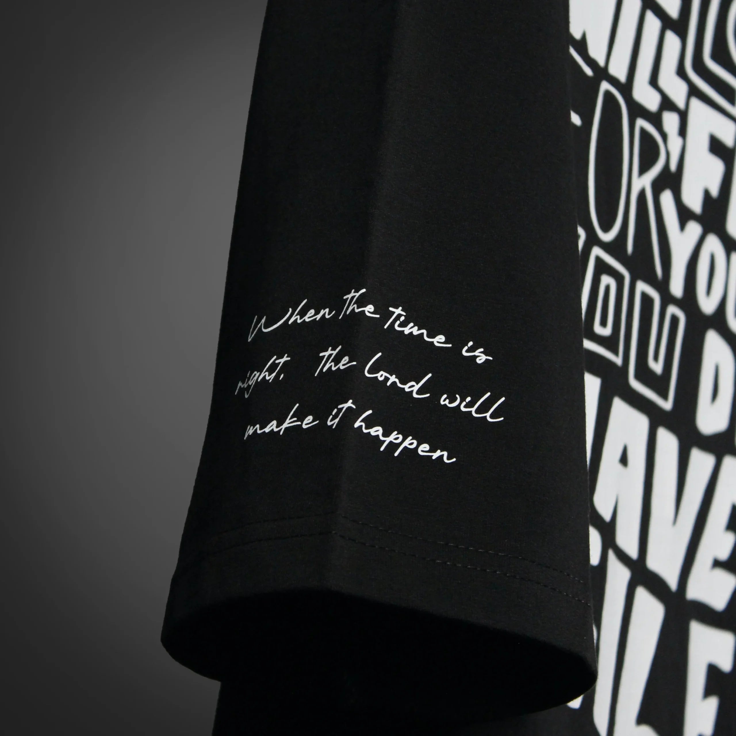 GOD'S PLAN OVERSIZED T-SHIRT