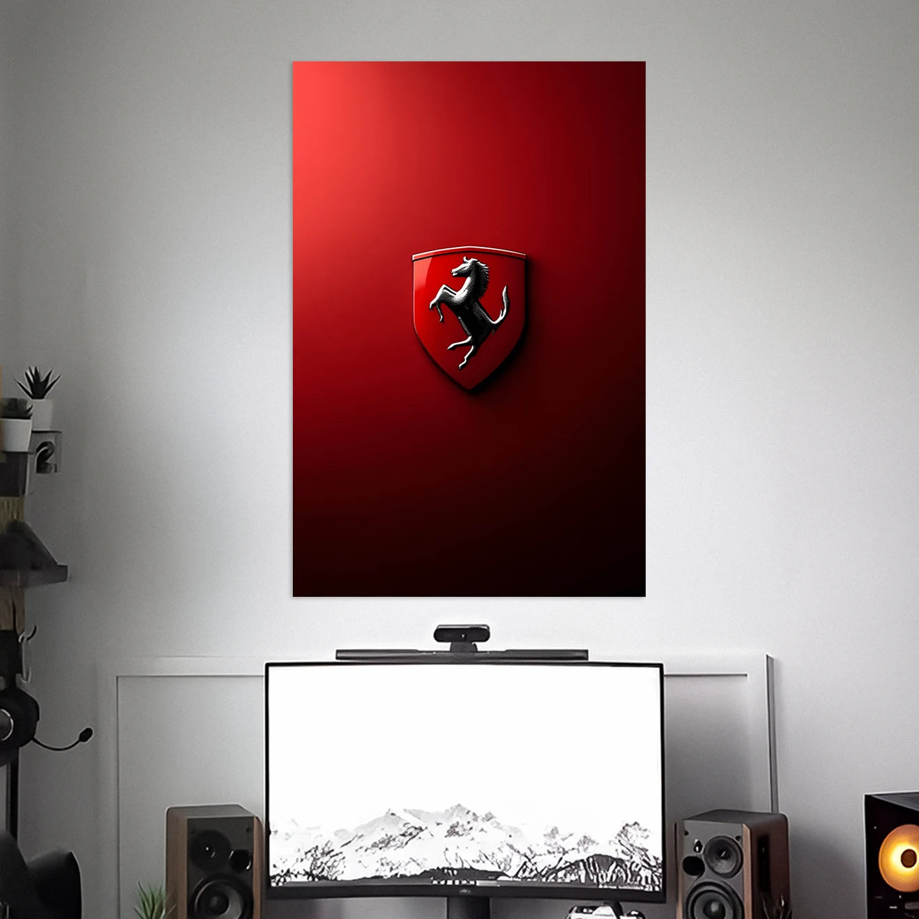 FERRARI EMBLEM POSTER | CAR POSTERS BLUMUN