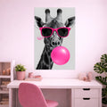 GOGGLE GIRAFFE POSTER | GIRL BOSS POSTERS