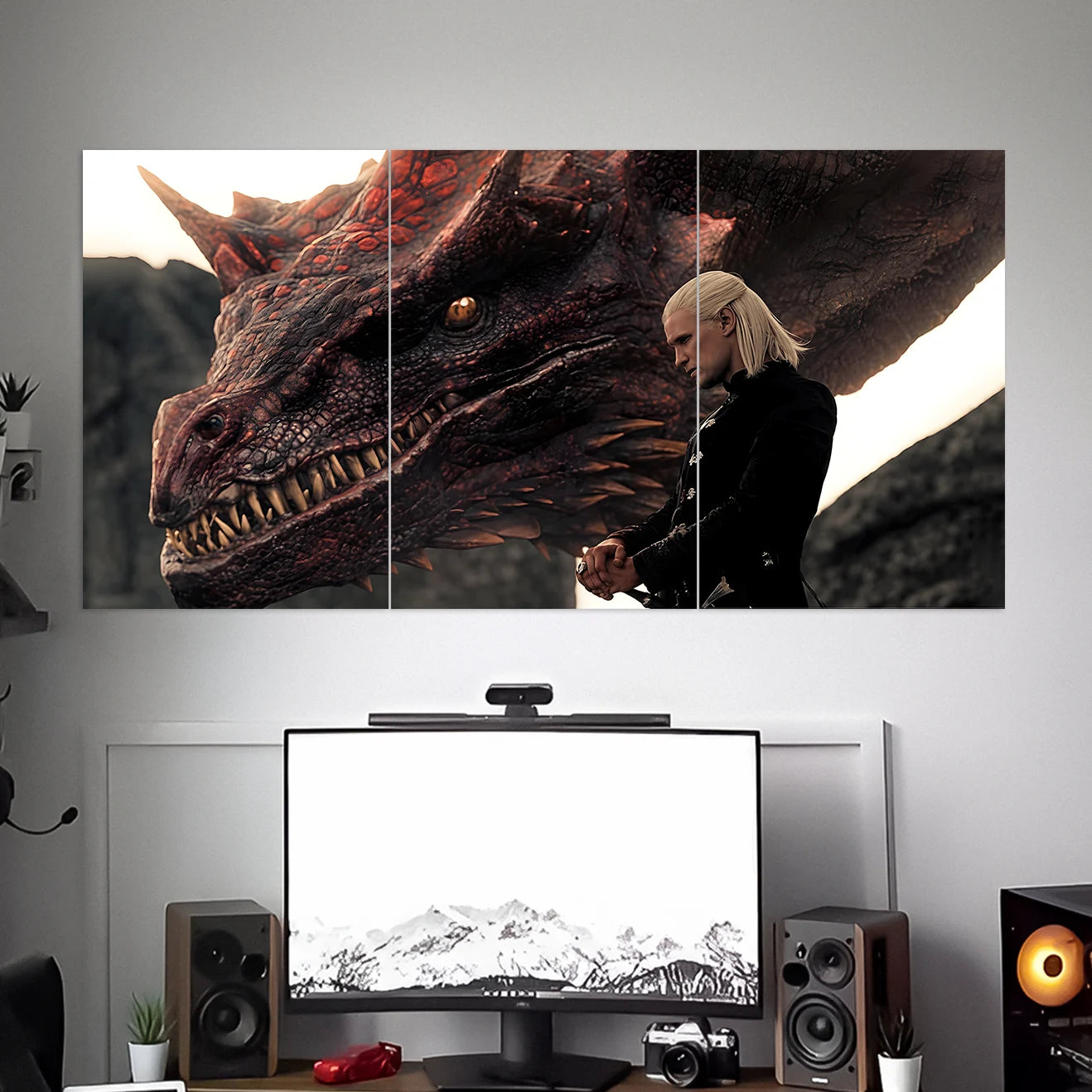 HOUSE OF THE DRAGON POSTER - 1 | WEB SERIES POSTERS | 3 PIECE SET BLUMUN