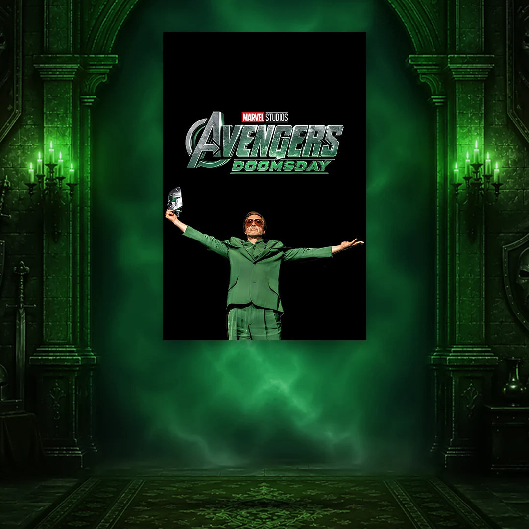 DR. DOOM RDJ POSTER - 1 | AVENGERS DOOMSDAY POSTERS | MARVEL POSTERS BLUMUN