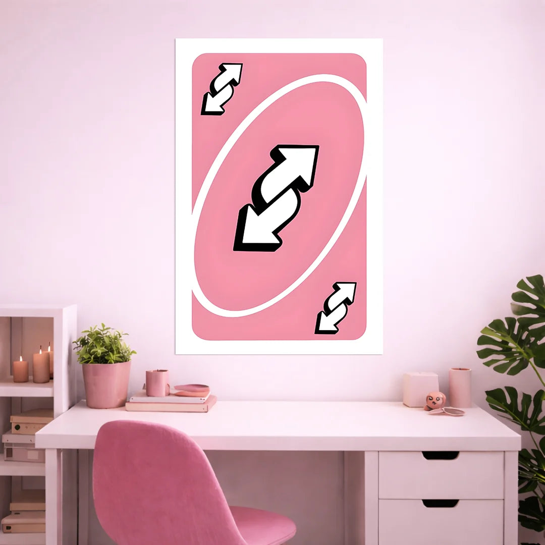 UNO REVERSE POSTER | GIRL BOSS POSTERS