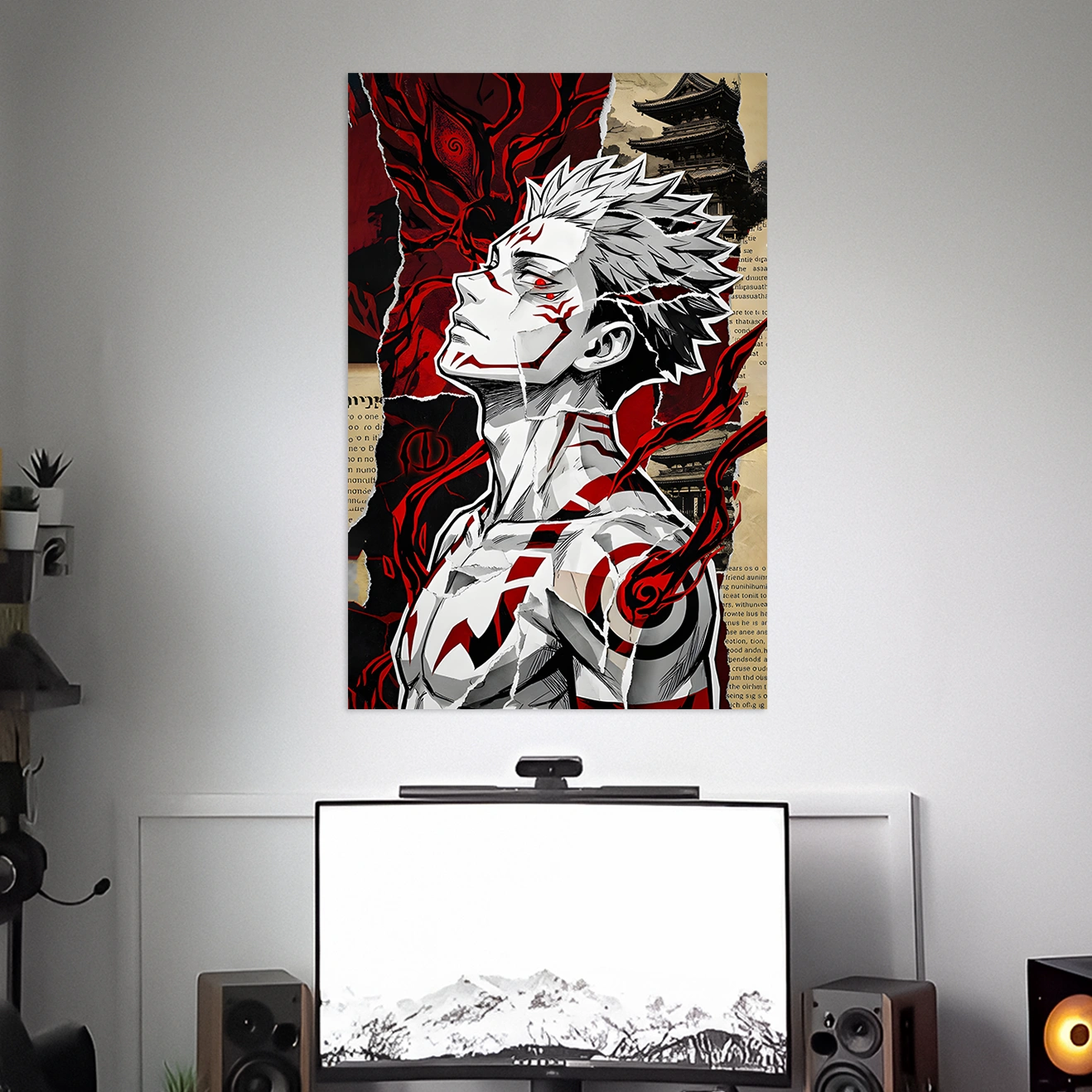 RUOMEN SUKUNA POSTER - 2 | JUJUTSU KAISEN POSTER | ANIME POSTER