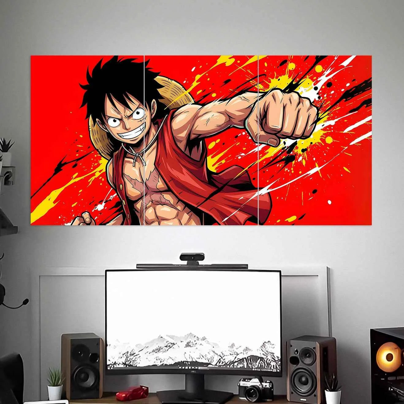 MONKEY D. LUFFY ONE PIECE POSTERS | ANIME POSTERS | 3 PIECE SET