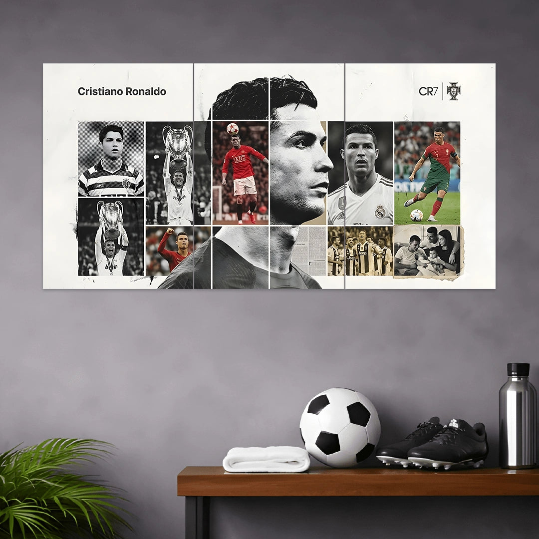 RONALDO POSTER - 8 | FOOTBALL POSTERS | 3 PIECE SET