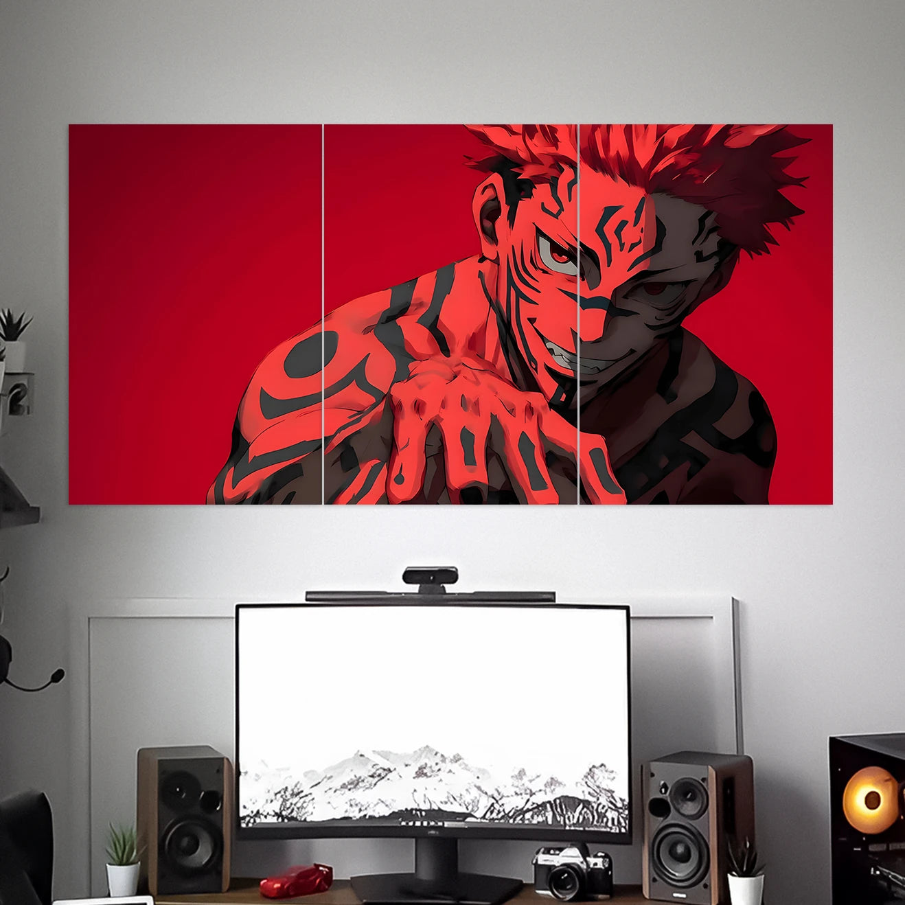 RUOMEN SUKUNA POSTER - 2 | JUJUTSU KISEN POSTERS | ANIME POSTERS | 3 PIECE SET BLUMUN