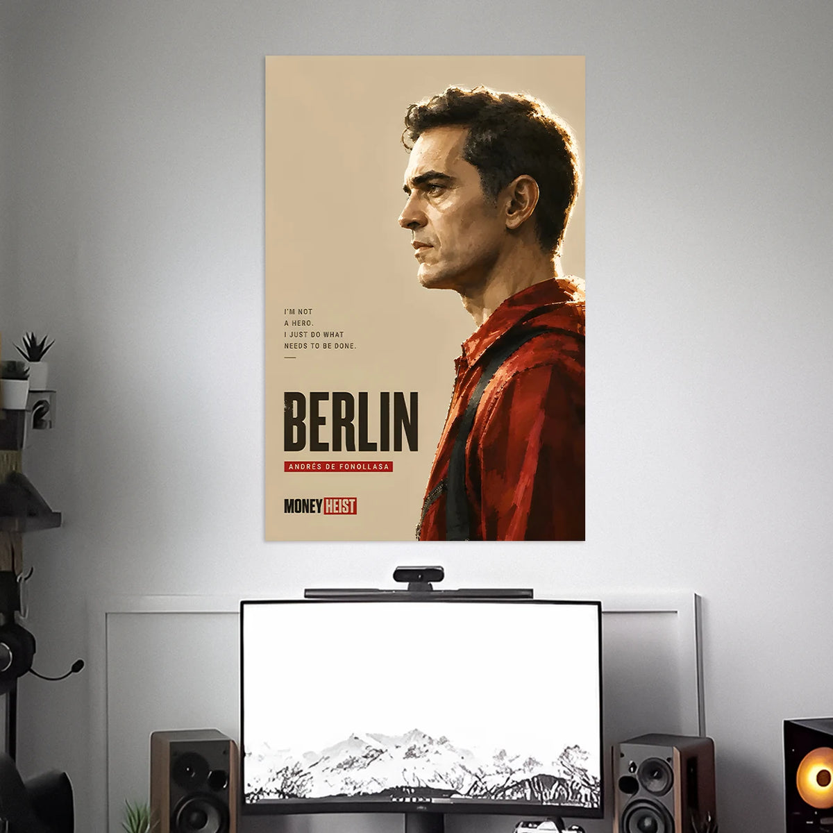 BERLIN POSTER - 1 | MONEY HEIST POSTERS | WEB SERIES POSTERS BLUMUN