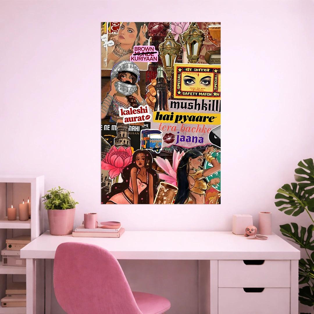 KALESHI AURAT POSTER | GIRL BOSS POSTER