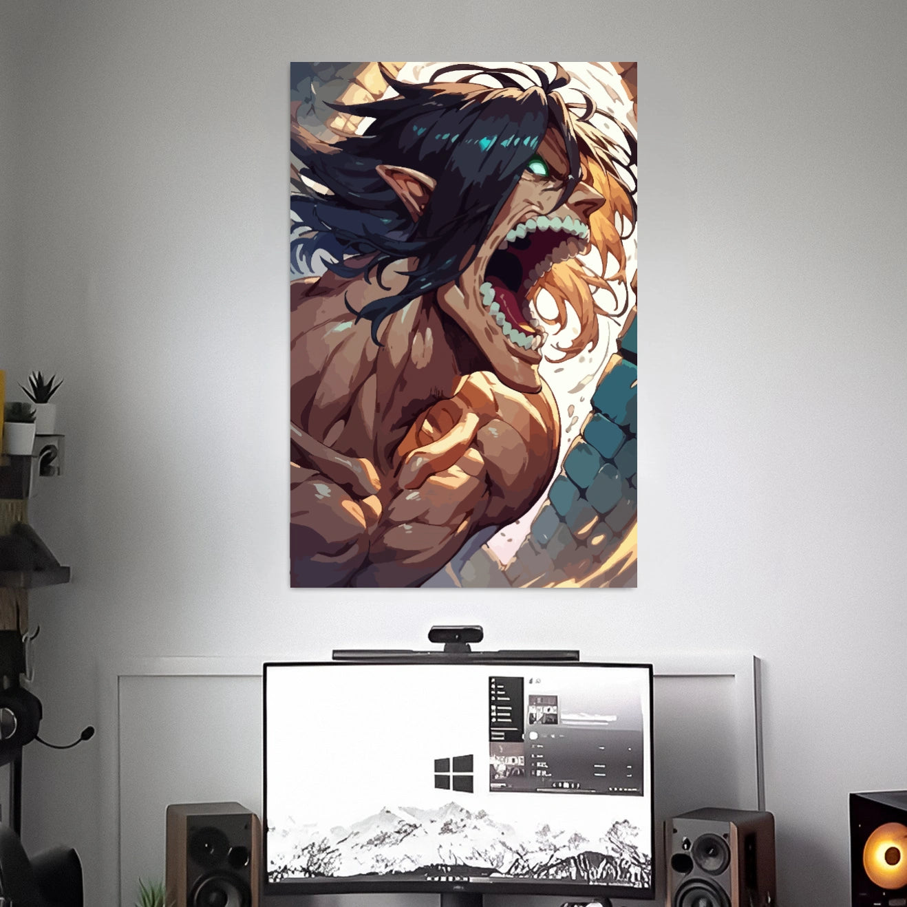 EREN YEAGER POSTER | ATTACK ON TITANS POSTERS | ANIME POSTERS