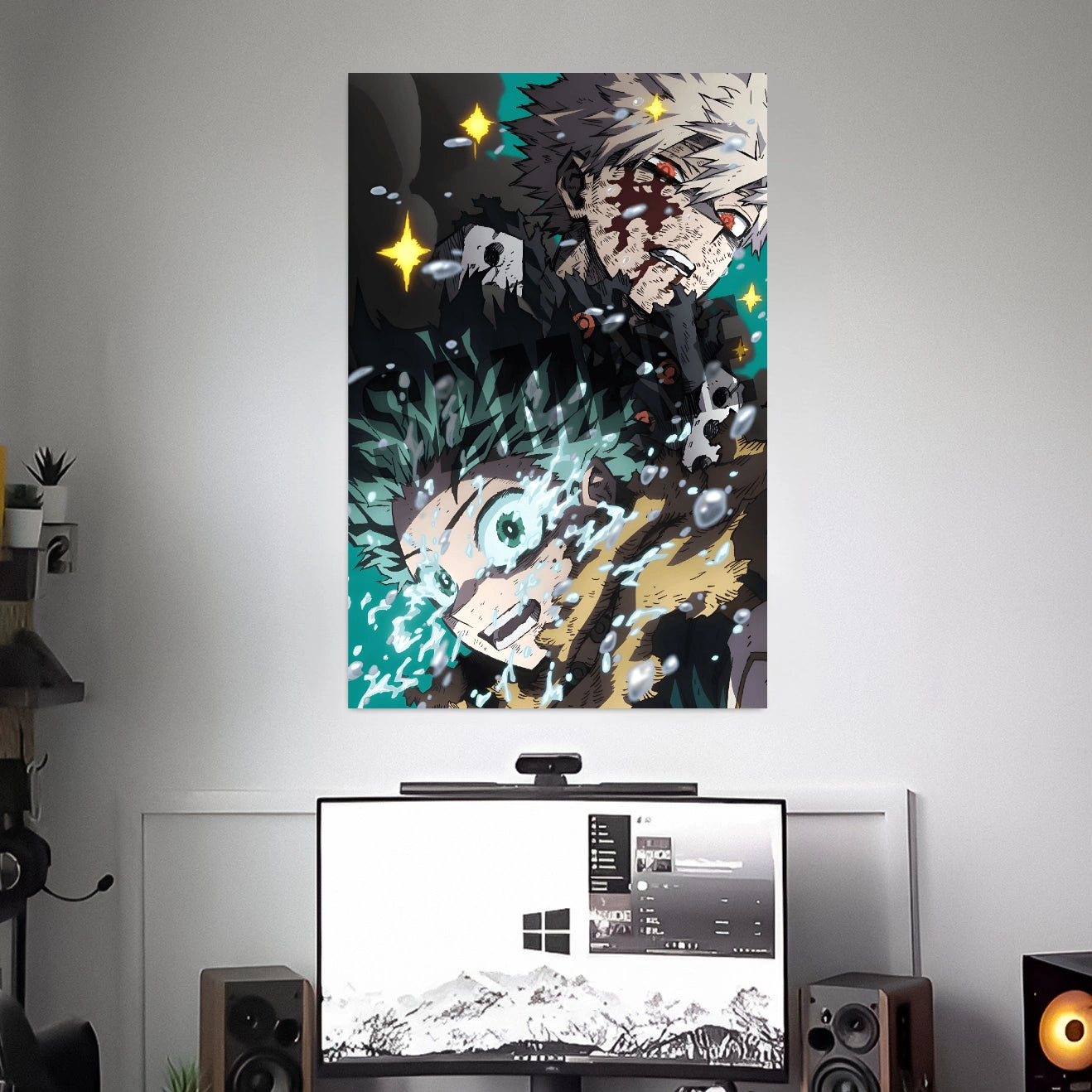 DEKU & BAKUGO POSTER | MY HERO ACADAMIA POSTERS | ANIME POSTERS