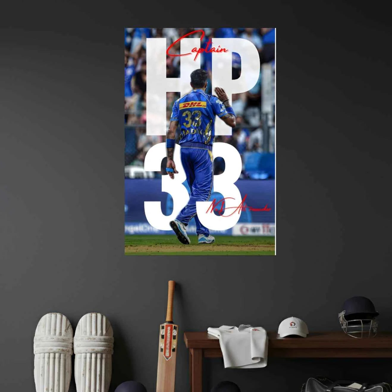 HARDIK PANDYA POSTER - 10 | CRICKET POSTERS