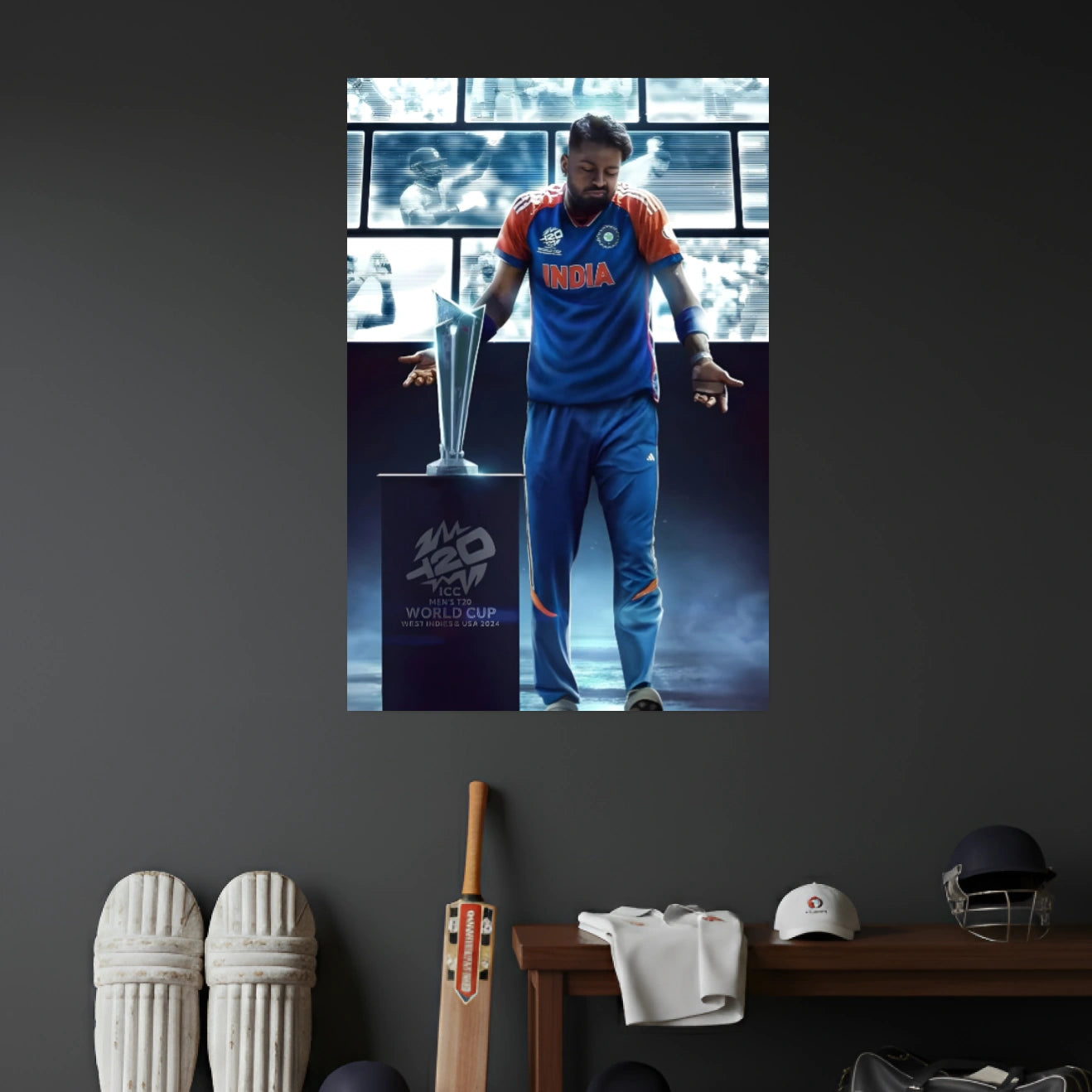 HARDIK PANDYA POSTER - 4 | CRICKET POSTERS