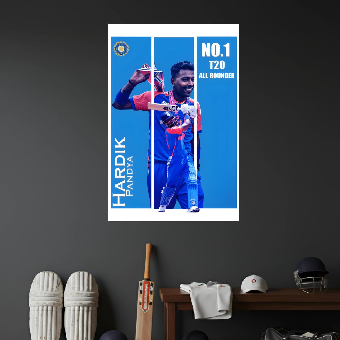 HARDIK PANDYA POSTER - 5 | CRICKET POSTERS