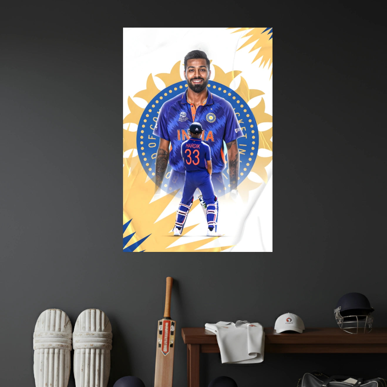 HARDIK PANDYA POSTER - 6 | CRICKET POSTERS