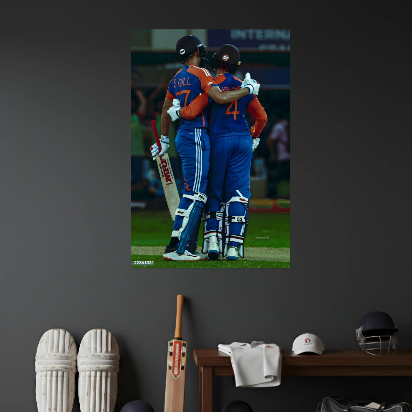 SHUBHMAN GILL & ABHISHEK SHARMA POSTER | CRICKET POSTERS