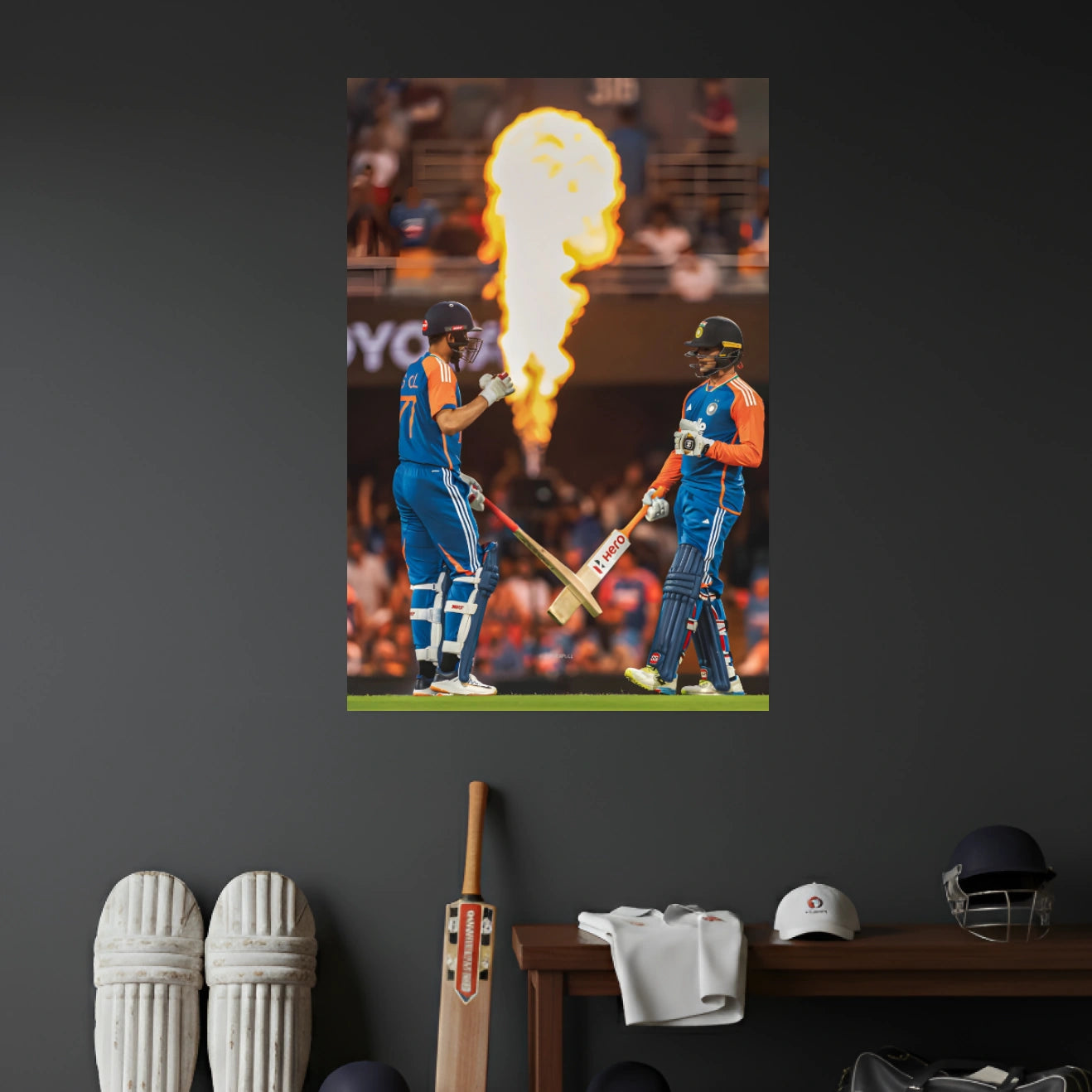 SHUBHMAN GILL & ABHISHEK SHARMA POSTER -2 | CRICKET POSTERS