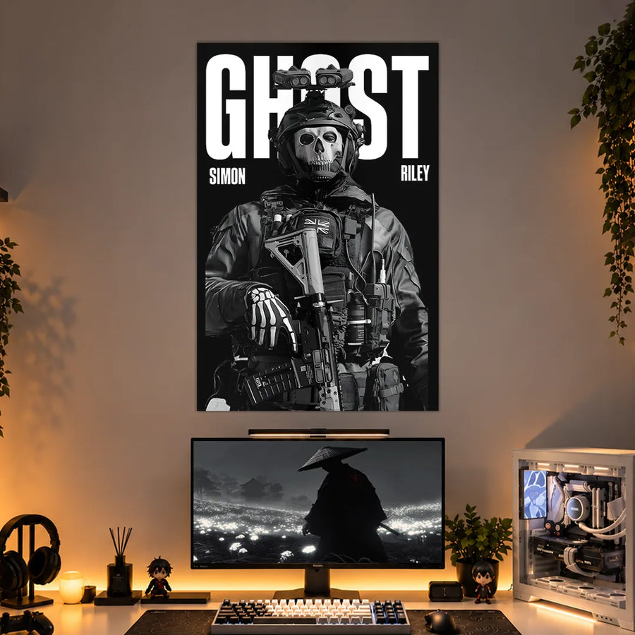 GHOST POSTER - 2 | CALL OF DUTY POSTERS | GAMING ROOM POSTERS