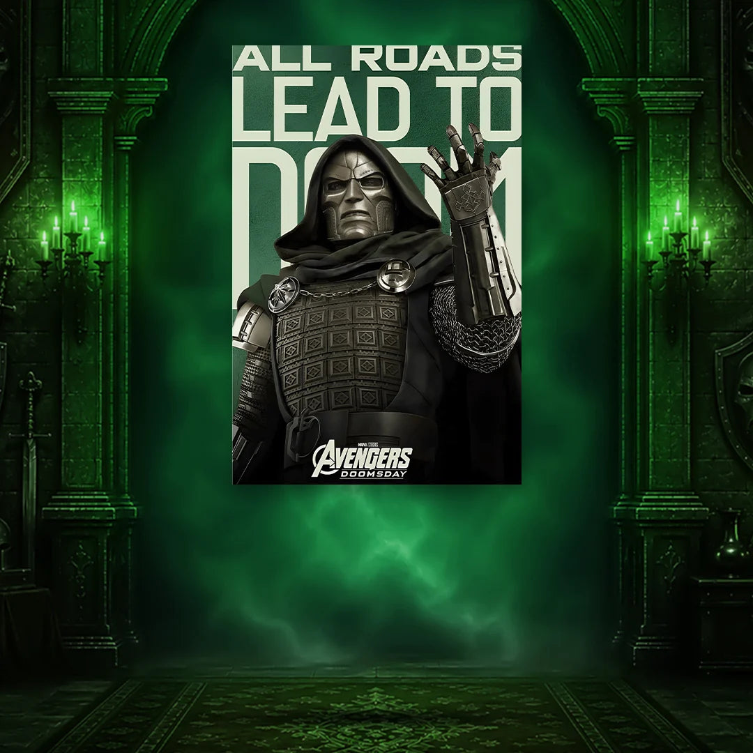 DR. DOOM POSTER - 2 | AVENGERS DOOMSDAY POSTERS | MARVEL POSTERS BLUMUN
