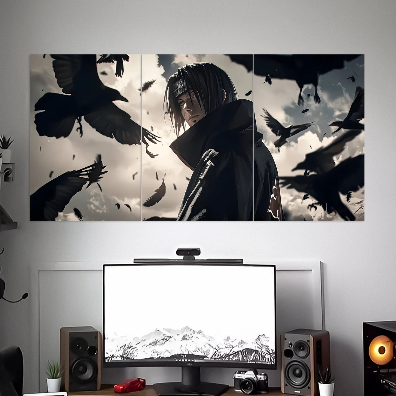 ITACHI UCHIHA POSTER - 2 | NARUTO POSTERS | ANIME POSTERS | 3 PIECE SET