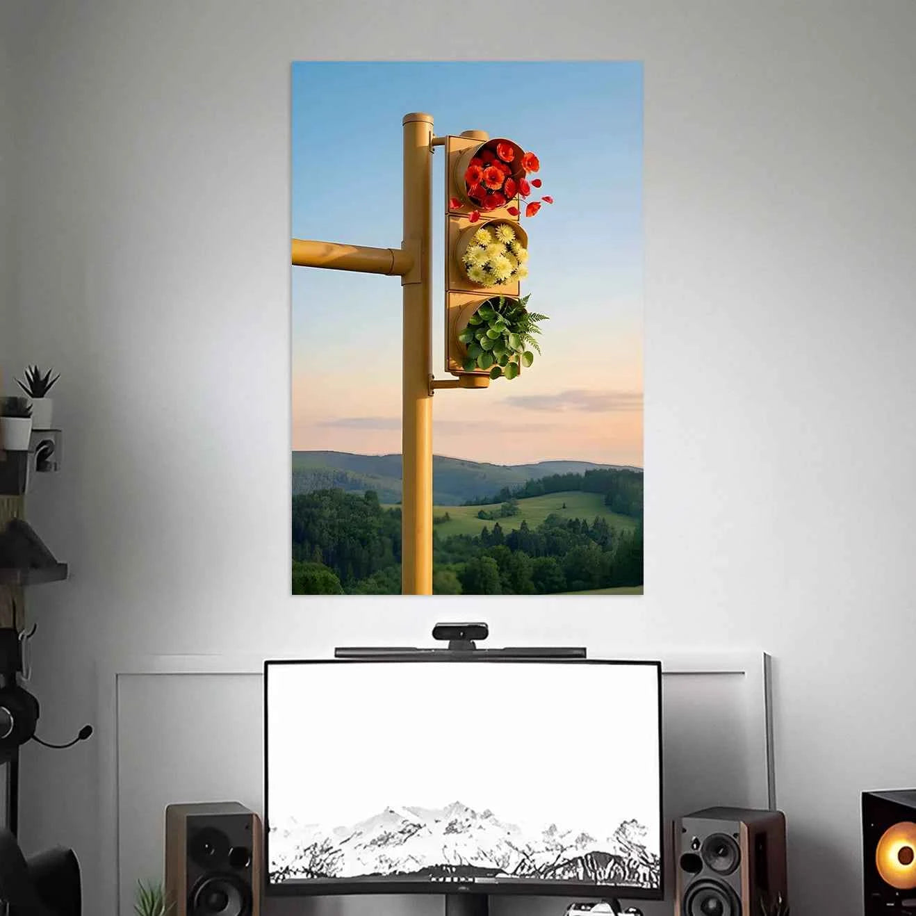 BLOOM SIGNAL POSTER | WALL ART | NATURE POSTERS