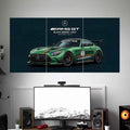 MERCEDES AMG GT POSTER | CAR POSTERS | 3 PIECE SET