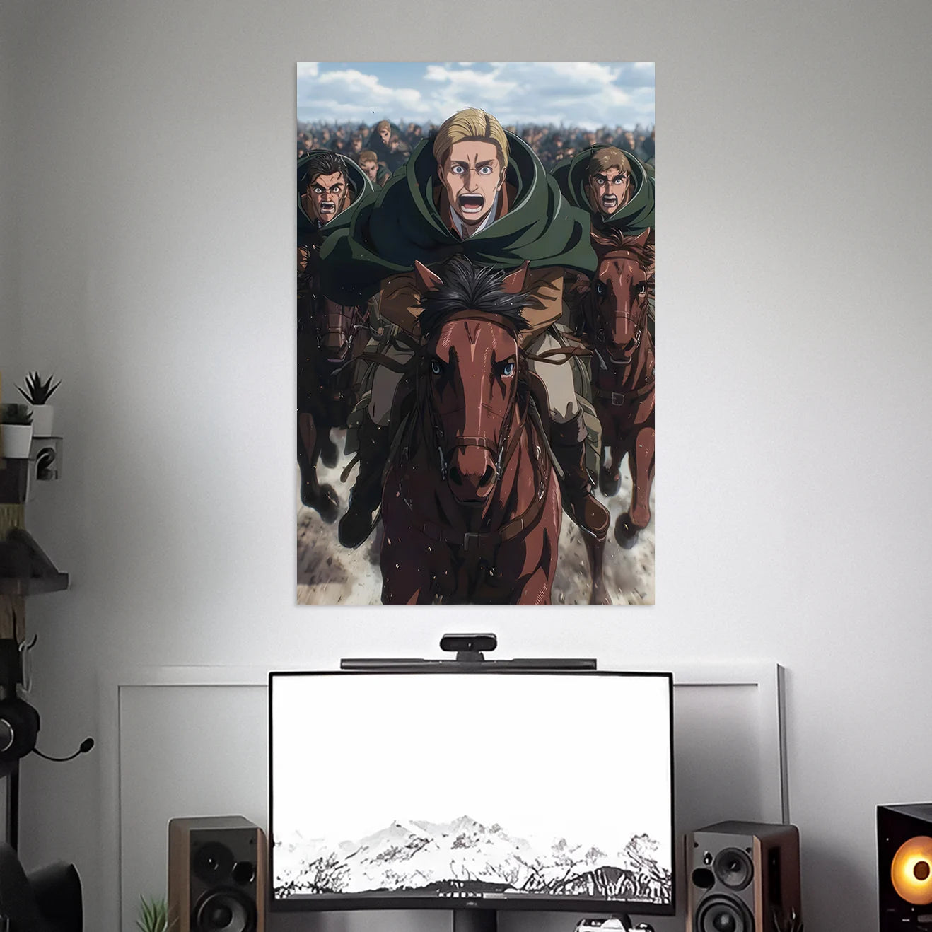 ERWIN SMITH POSTER - 1 | ATTACK ON TITAN POSTER | ANIME POSTERS BLUMUN