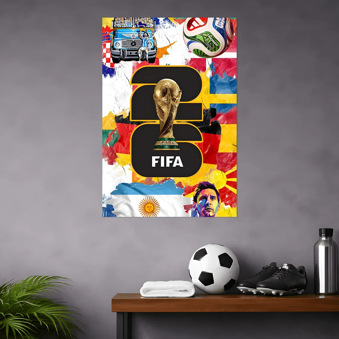 FIFA WORLD CUP 2026 POSTER - 3 | FOOTBALL POSTERS