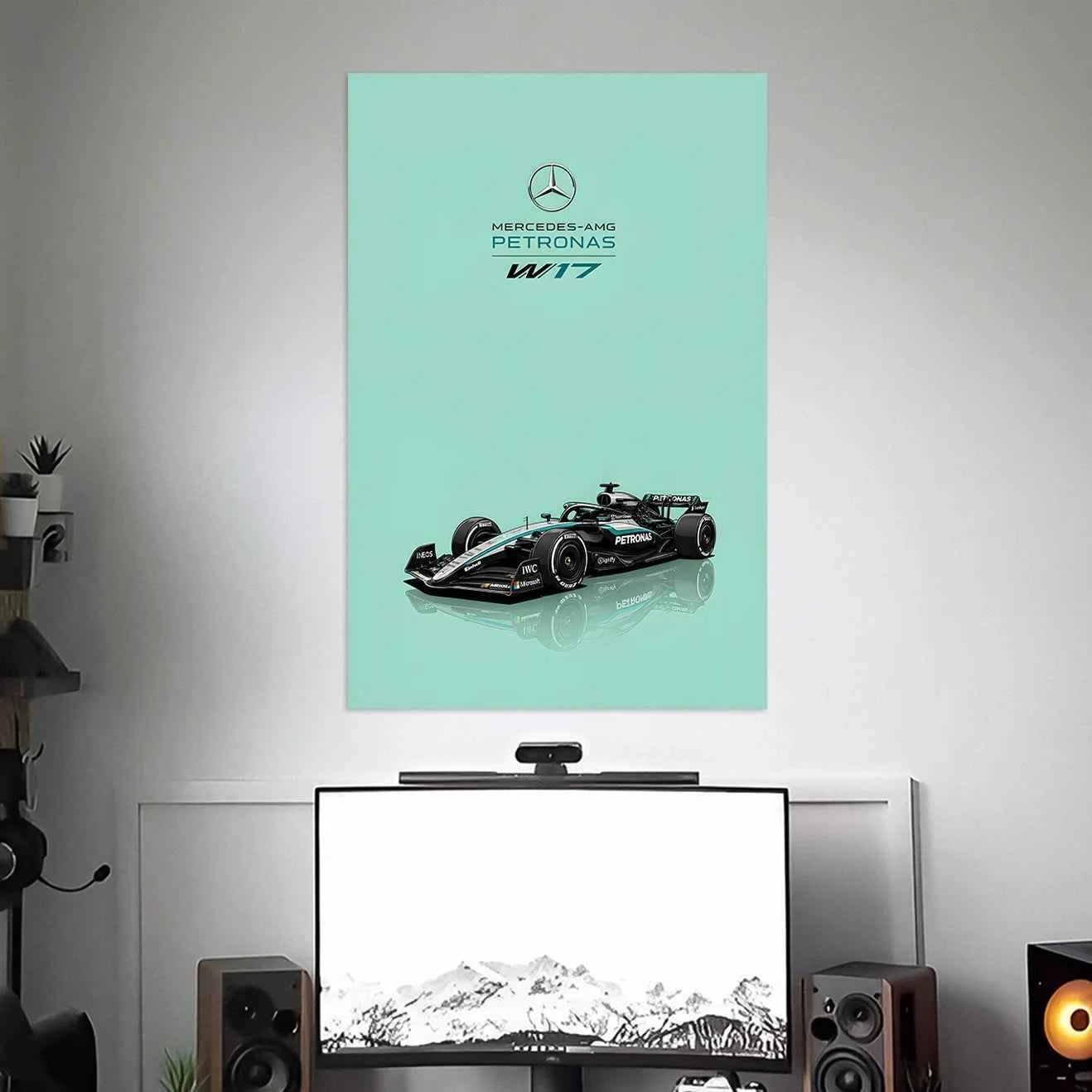 F1 MERCEDES AMG PETRONAS W17 POSTER | CAR POSTERS