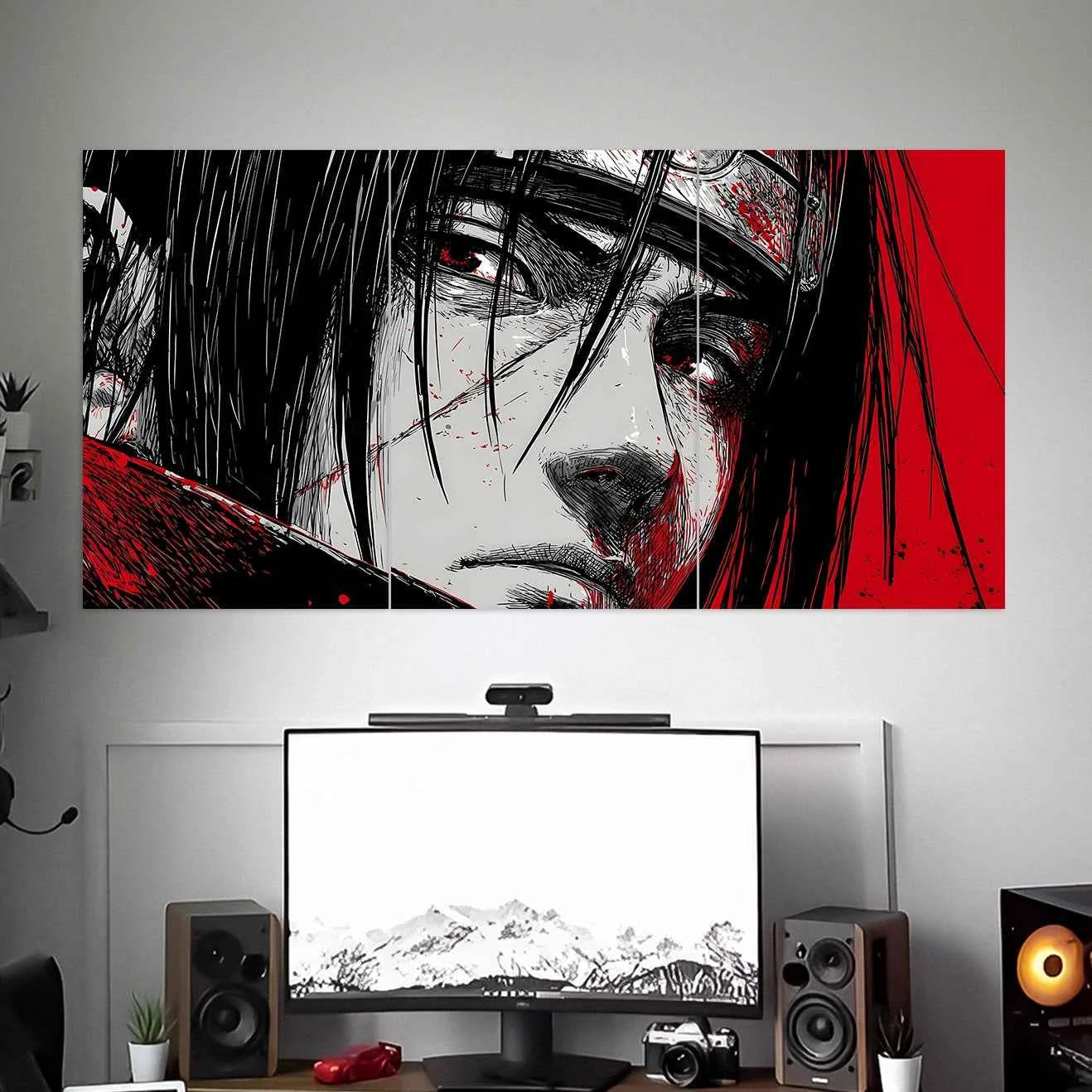 ITACHI UCHIHA POSTER | NARUTO POSTERS | ANIME POSTER | 3 PIECE SET