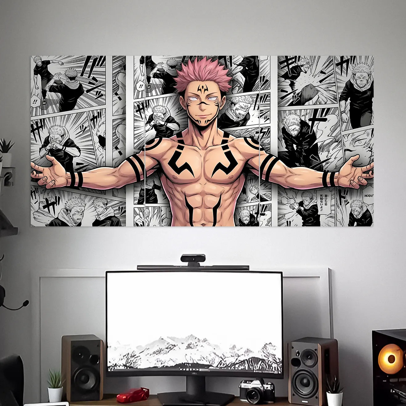 RUOMEN SUKUNA POSTER - 1 | JUJUTSU KISEN POSTERS | ANIME POSTERS | 3 PIECE SET BLUMUN