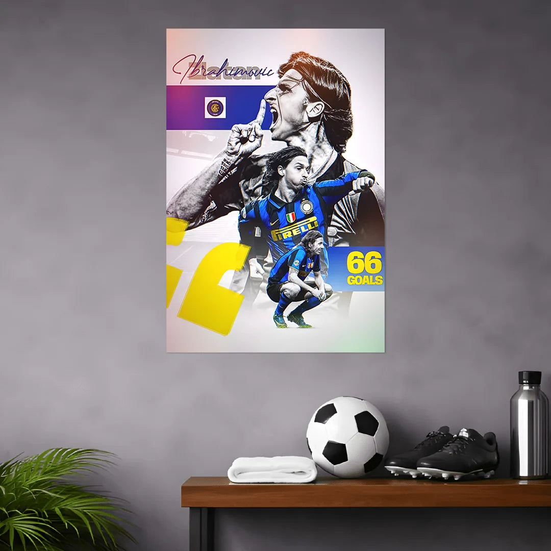 ZLATAN IBRAHIMOVIC POSTER - 7 | FOOTBALL POSTERS BLUMUN