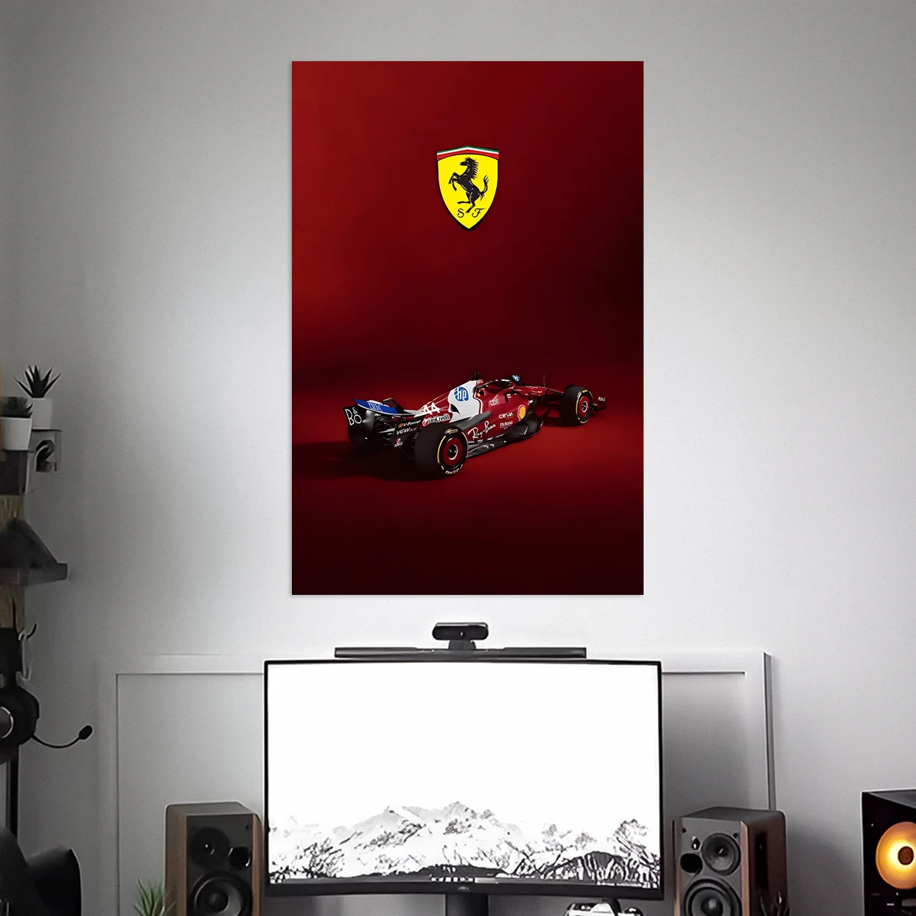 F1 FERRARI POSTER - 2 | CAR POSTERS BLUMUN