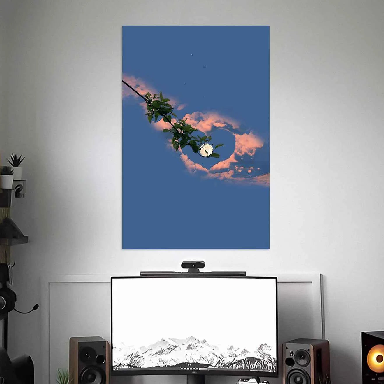 SKY HEART POSTER | WALL ART | NATURE POSTERS