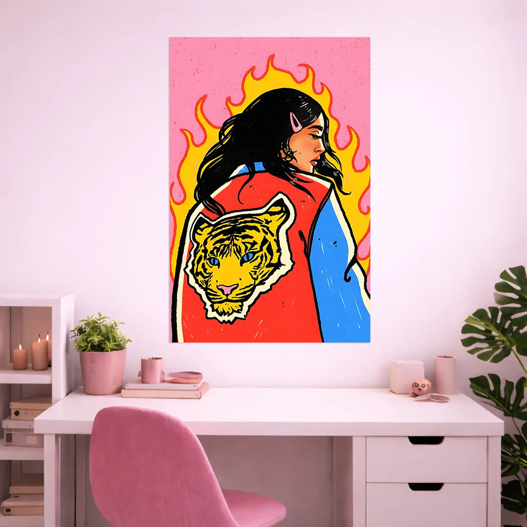 TIGER SOUL POSTER | GIRL BOSS POSTERS