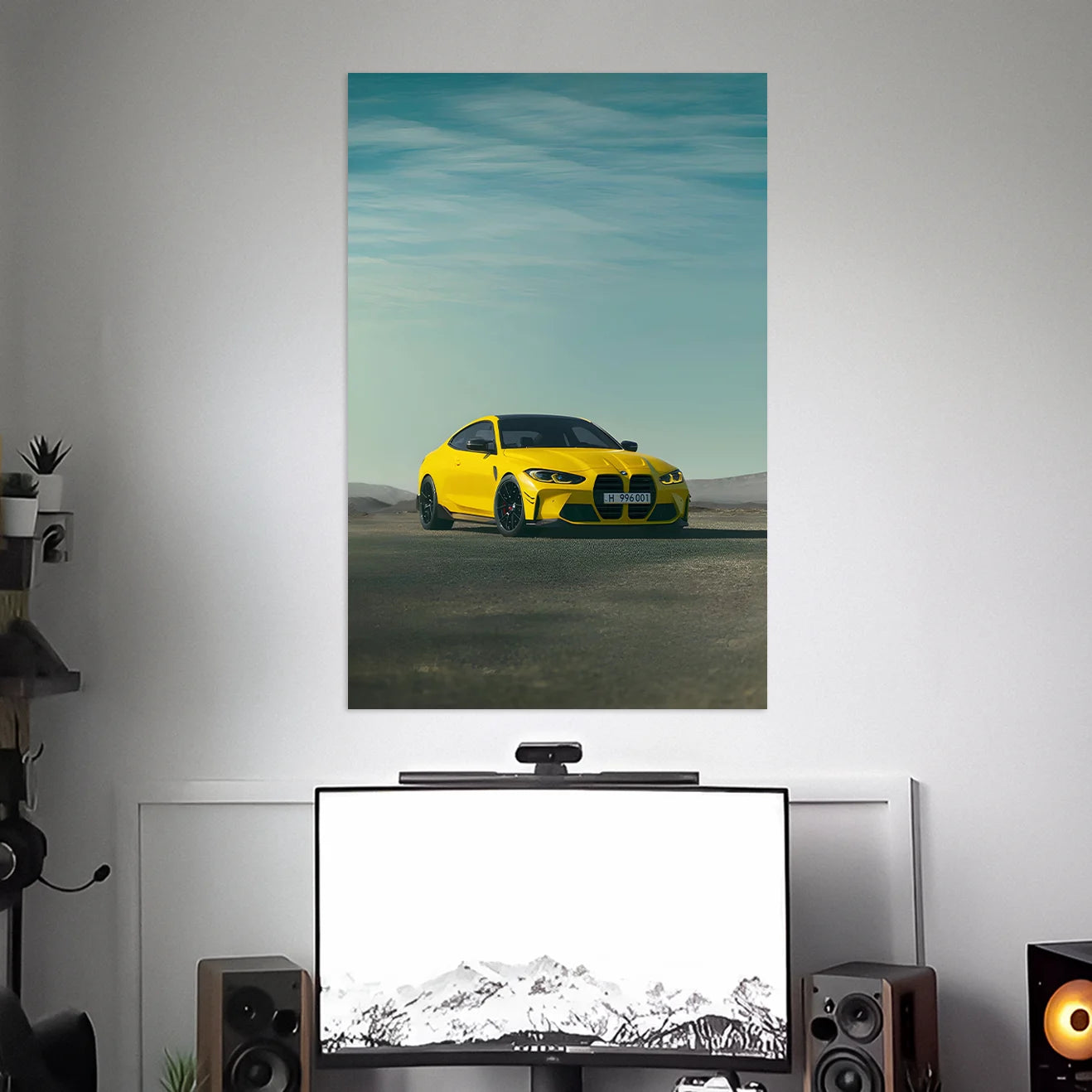 BMW M4 COMPETITION COUPE POSTER | CAR POSTERS BLUMUN