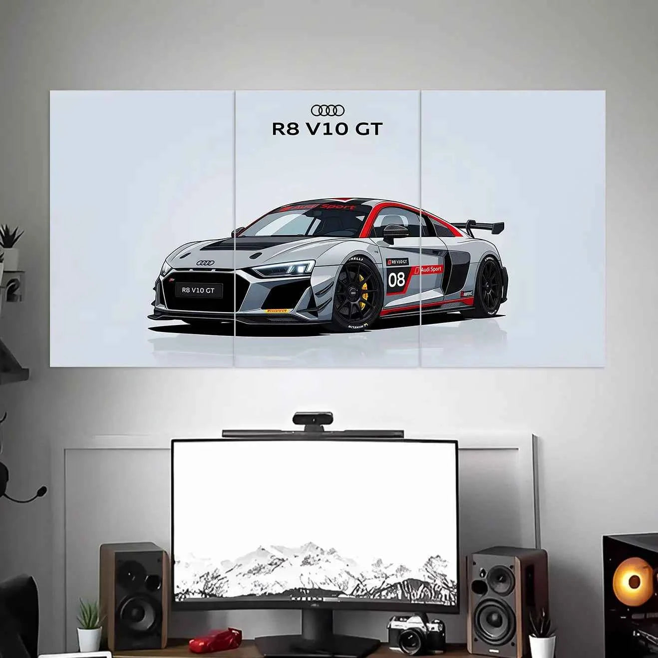 AUDI R8 V10 GT POSTER | CAR POSTERS | 3 PIECE SET