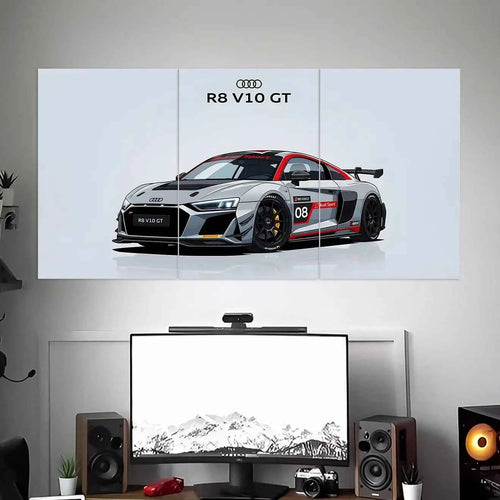 AUDI R8 V10 GT POSTER | CAR POSTERS | 3 PIECE SET