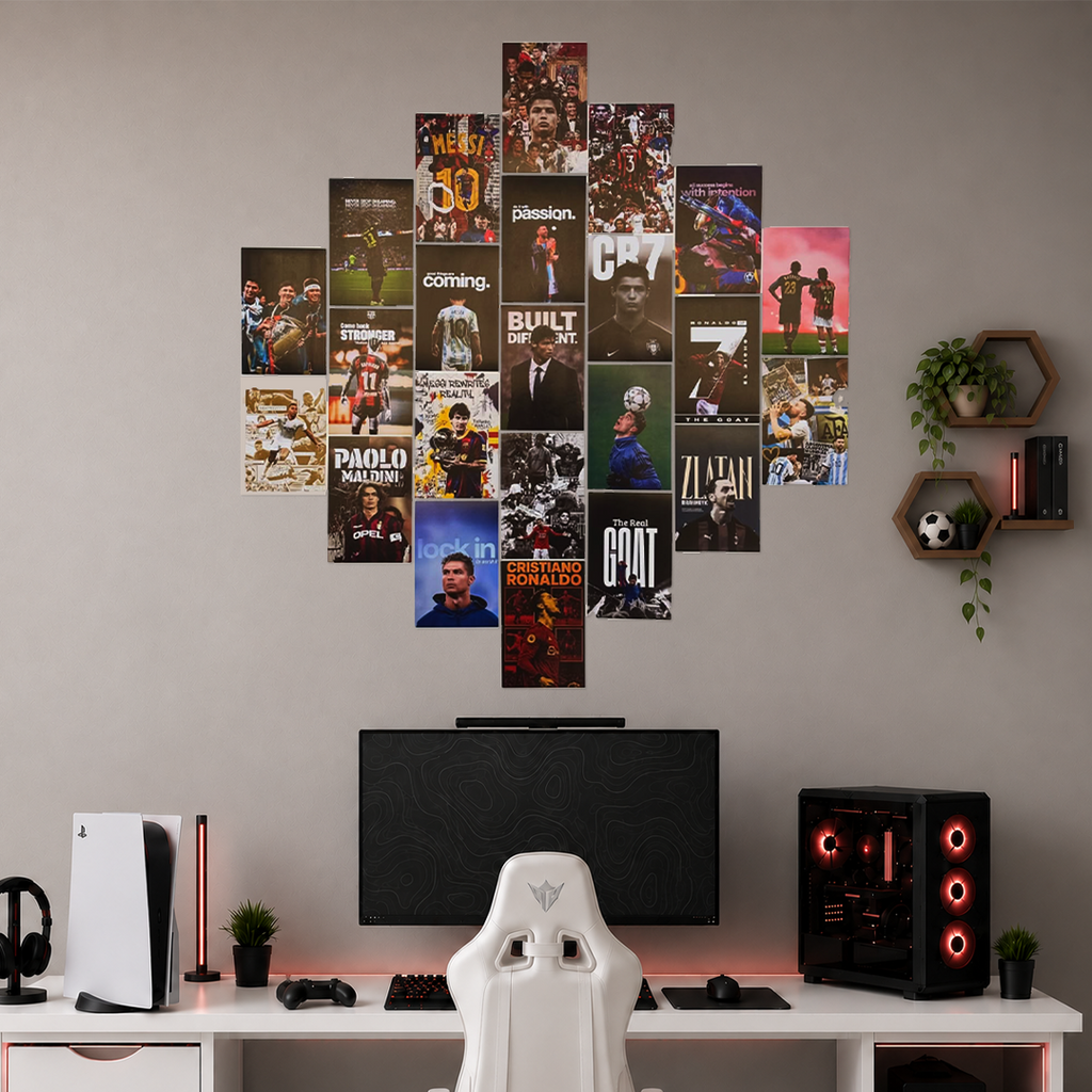FOOTBALL WALL | THE ROOM SETUP BLUMUN