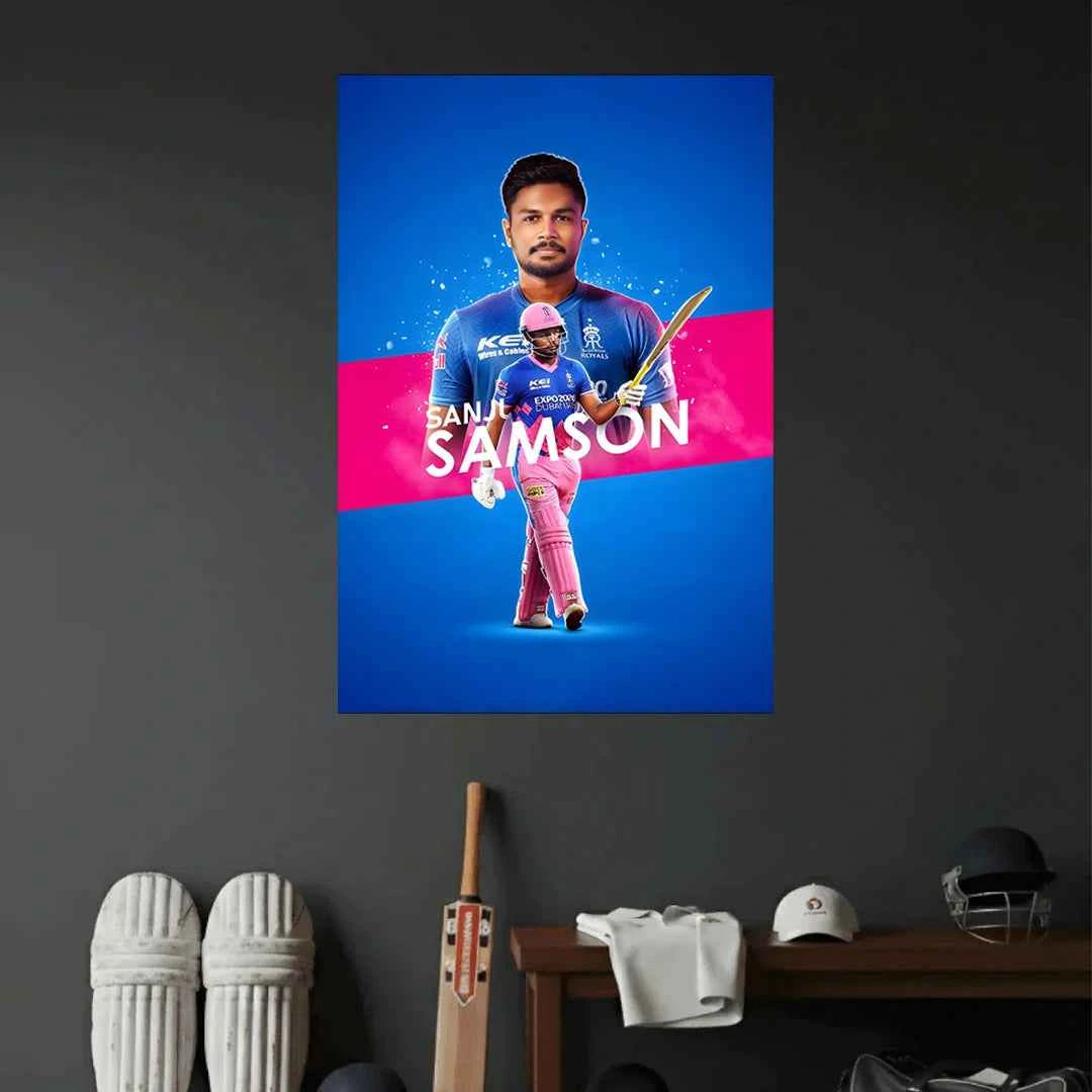 SANJU SAMSON POSTER - 9 | CRICKET POSTERS