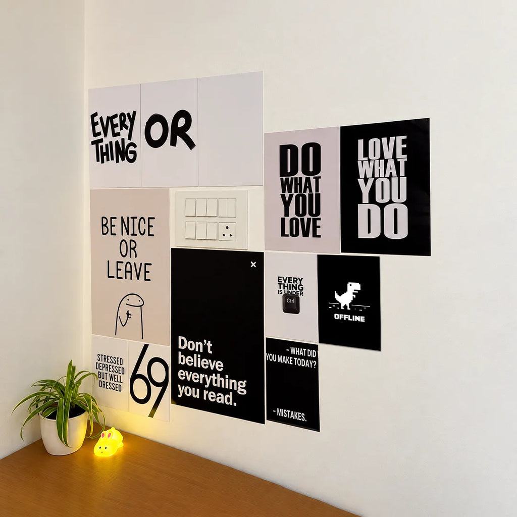 TYPOGRAPHY WALL | THE ROOM SETUP BLUMUN