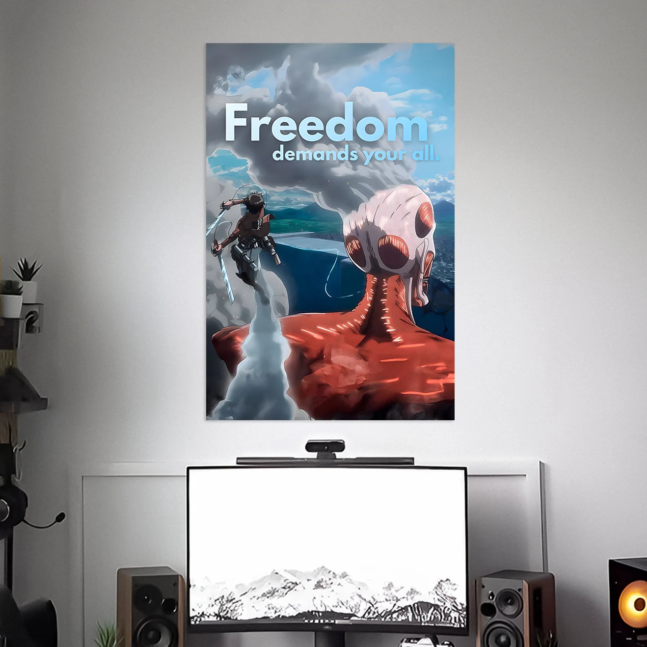 EREN YEAGER POSTER - 3 | ATTACK ON TITAN POSTER | ANIME POSTERS BLUMUN