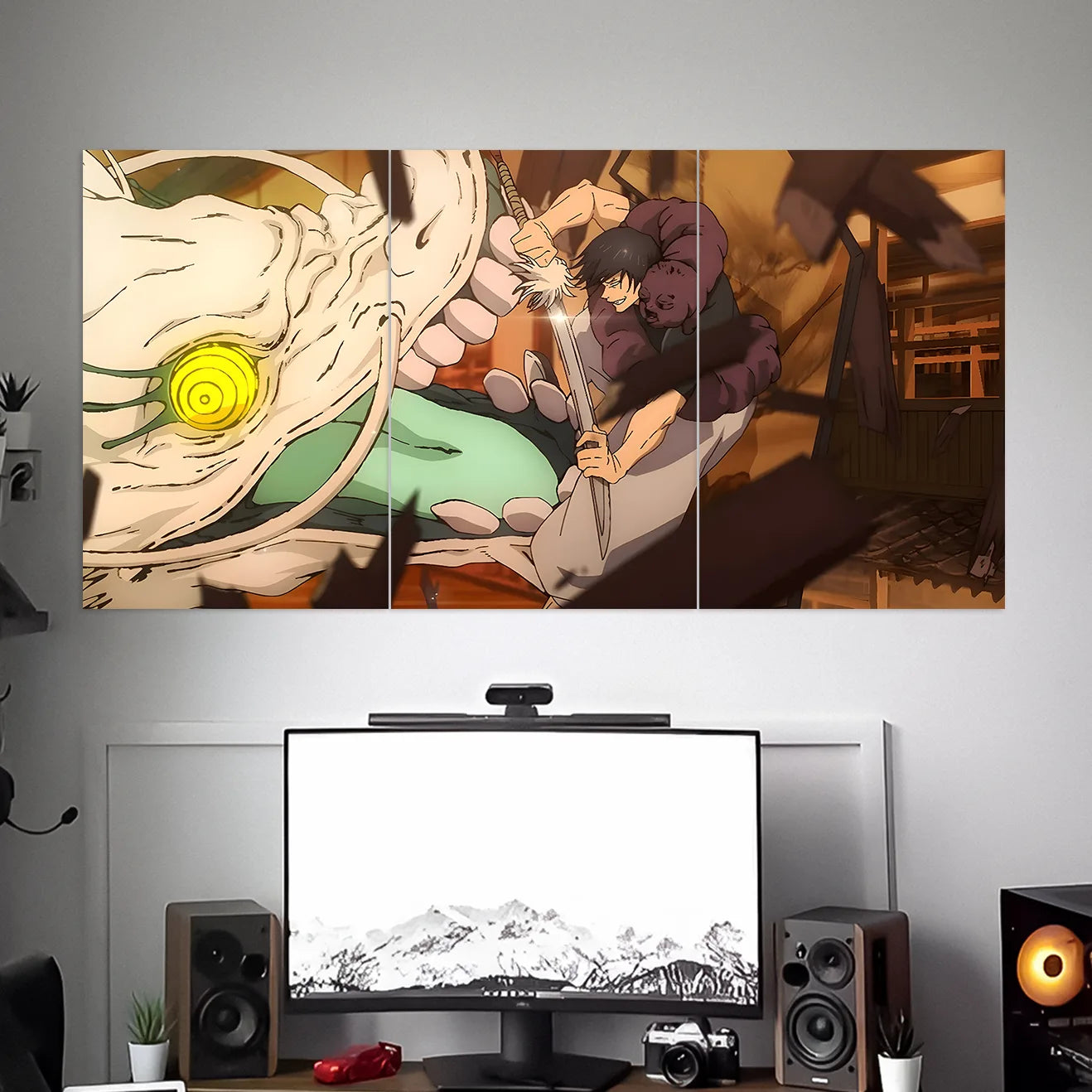 TOJI ZENIN POSTER - 2 | JUJUTSU KAISEN POSTER | ANIME POSTER | 3 PIECE SET BLUMUN