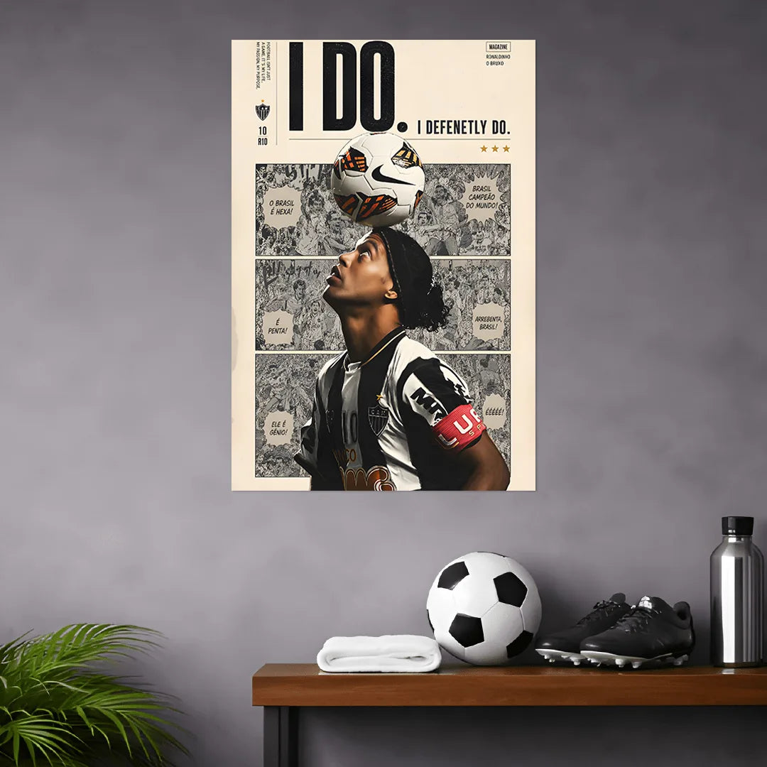 RONALDINHO GAÚCHO POSTER - 2 | FOOTBALL POSTERS
