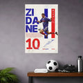 ZINEDINE ZIDANE POSTER - 1 | FOOTBALL POSTERS